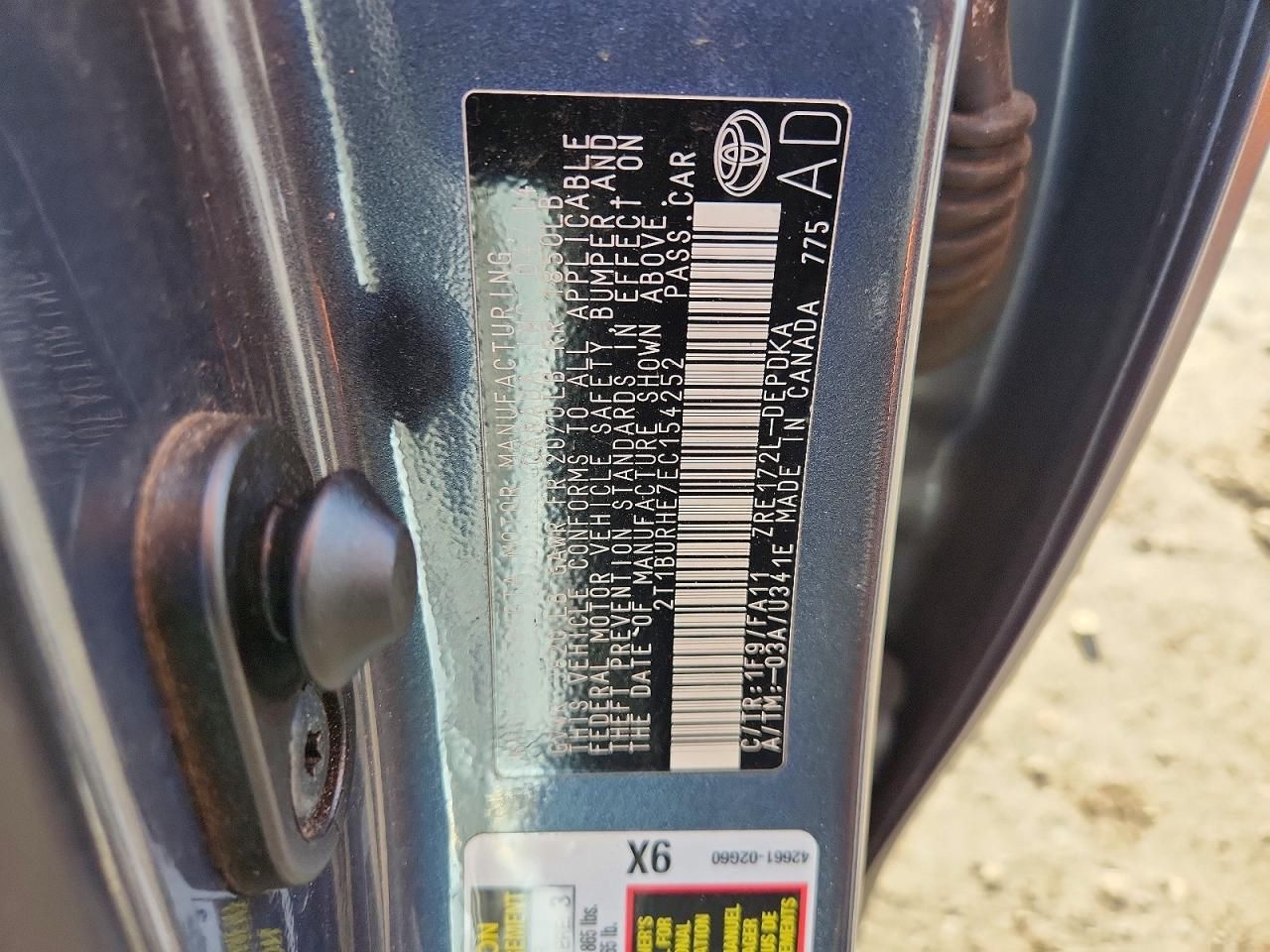 2014 Toyota Corolla l