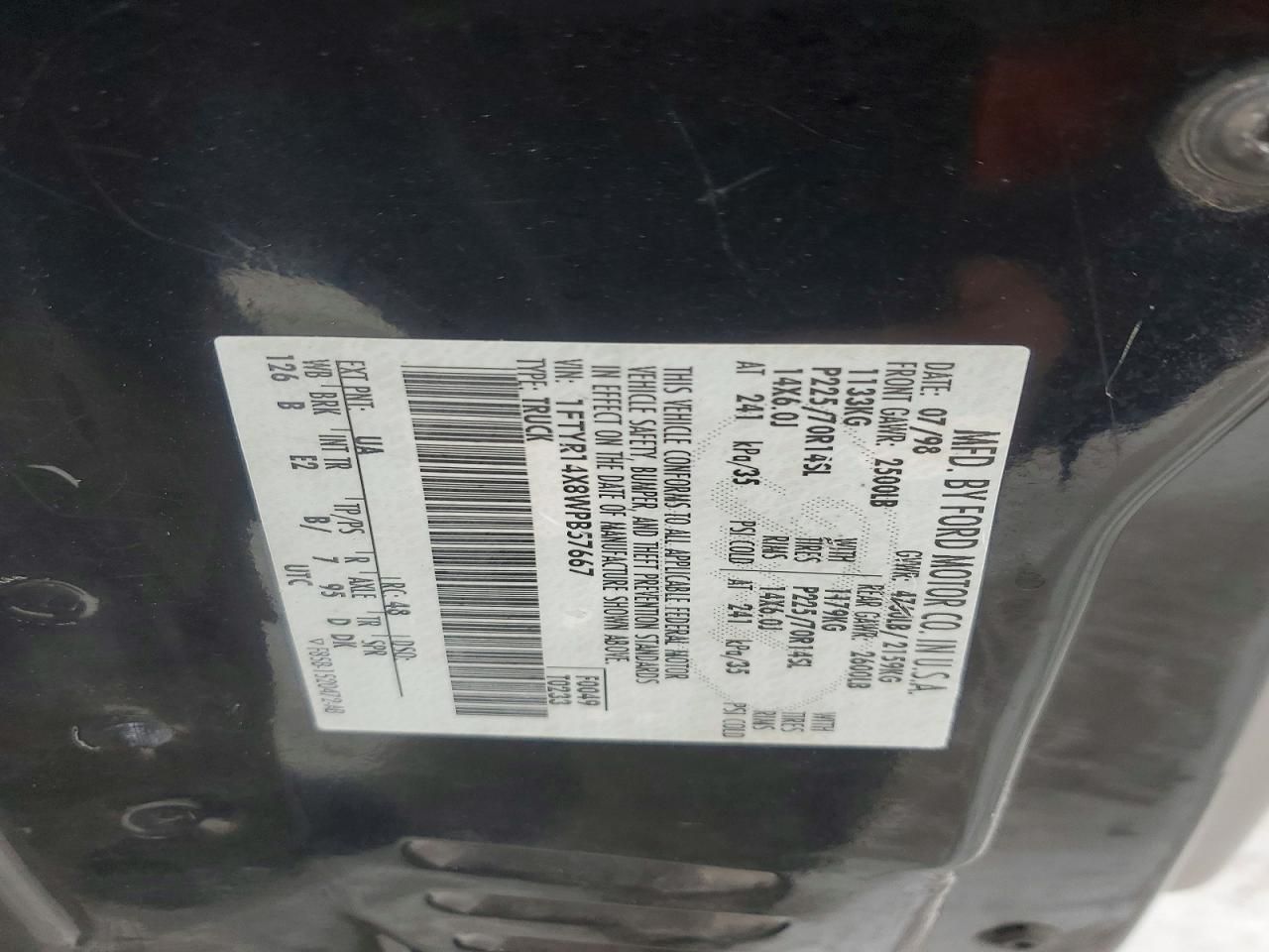 1998 Ford Ranger Super cab