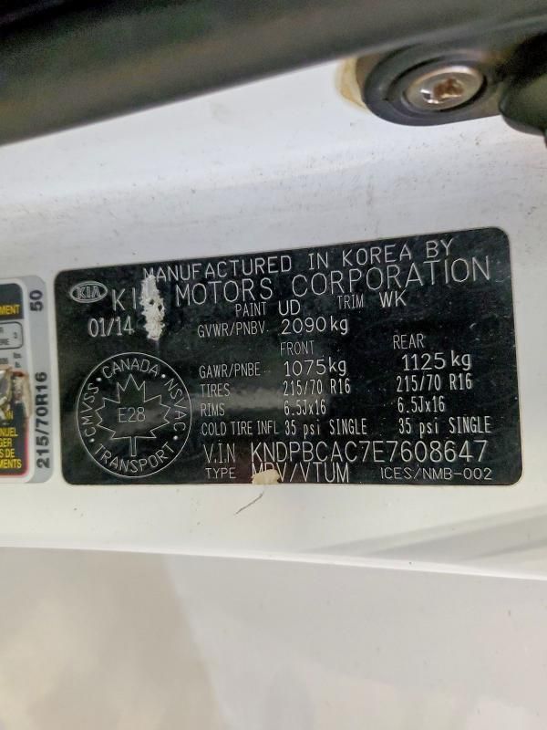 2014 KIA Sportage lx