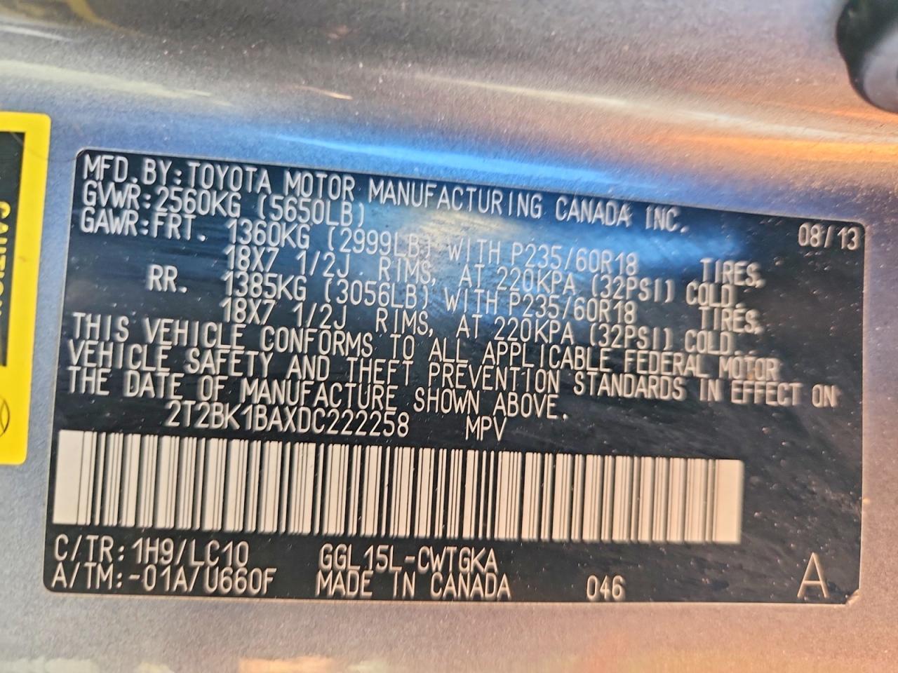 2013 Lexus Rx 350 Base