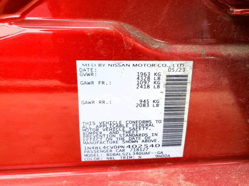 2023 Nissan Altima sr