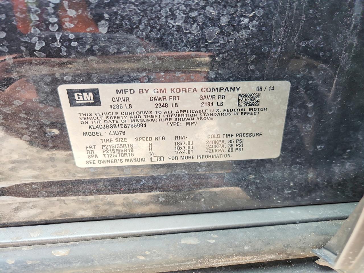 2014 Buick Encore Convenience