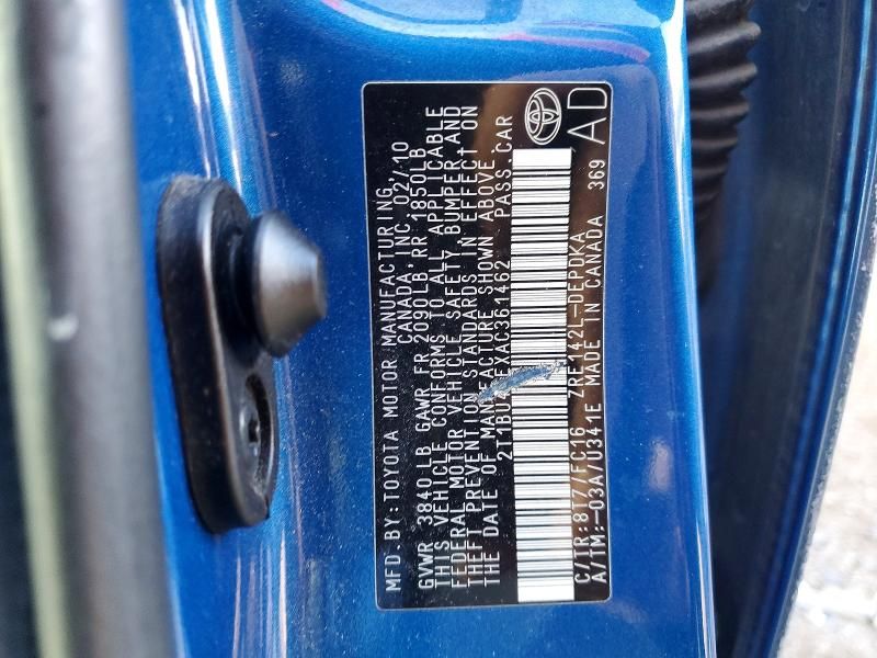 2010 Toyota Corolla Base