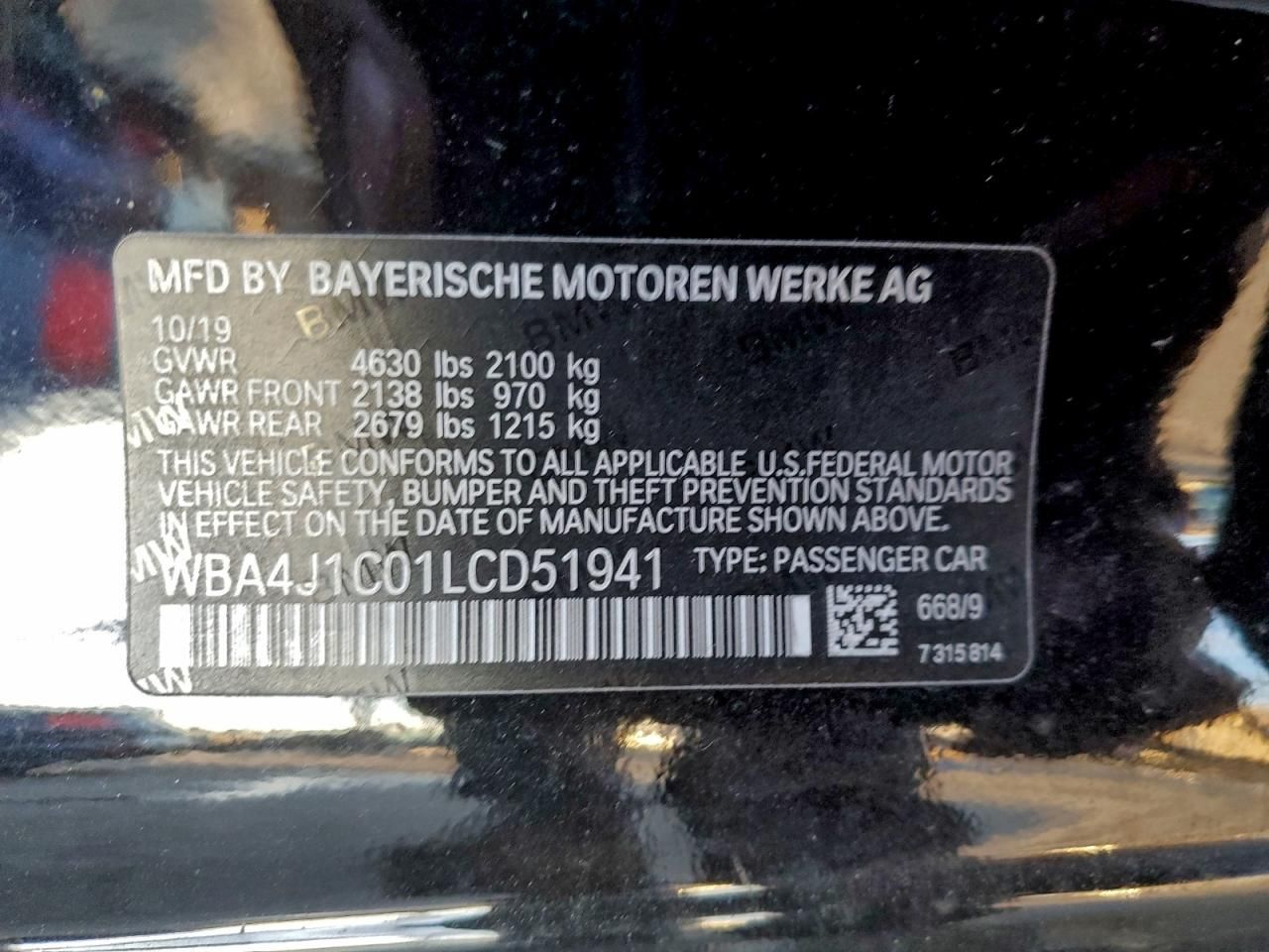 2020 BMW 430i Gran Coupe