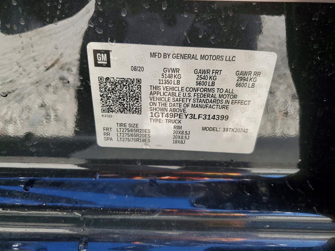 2020 GMC Sierra K2500 AT4