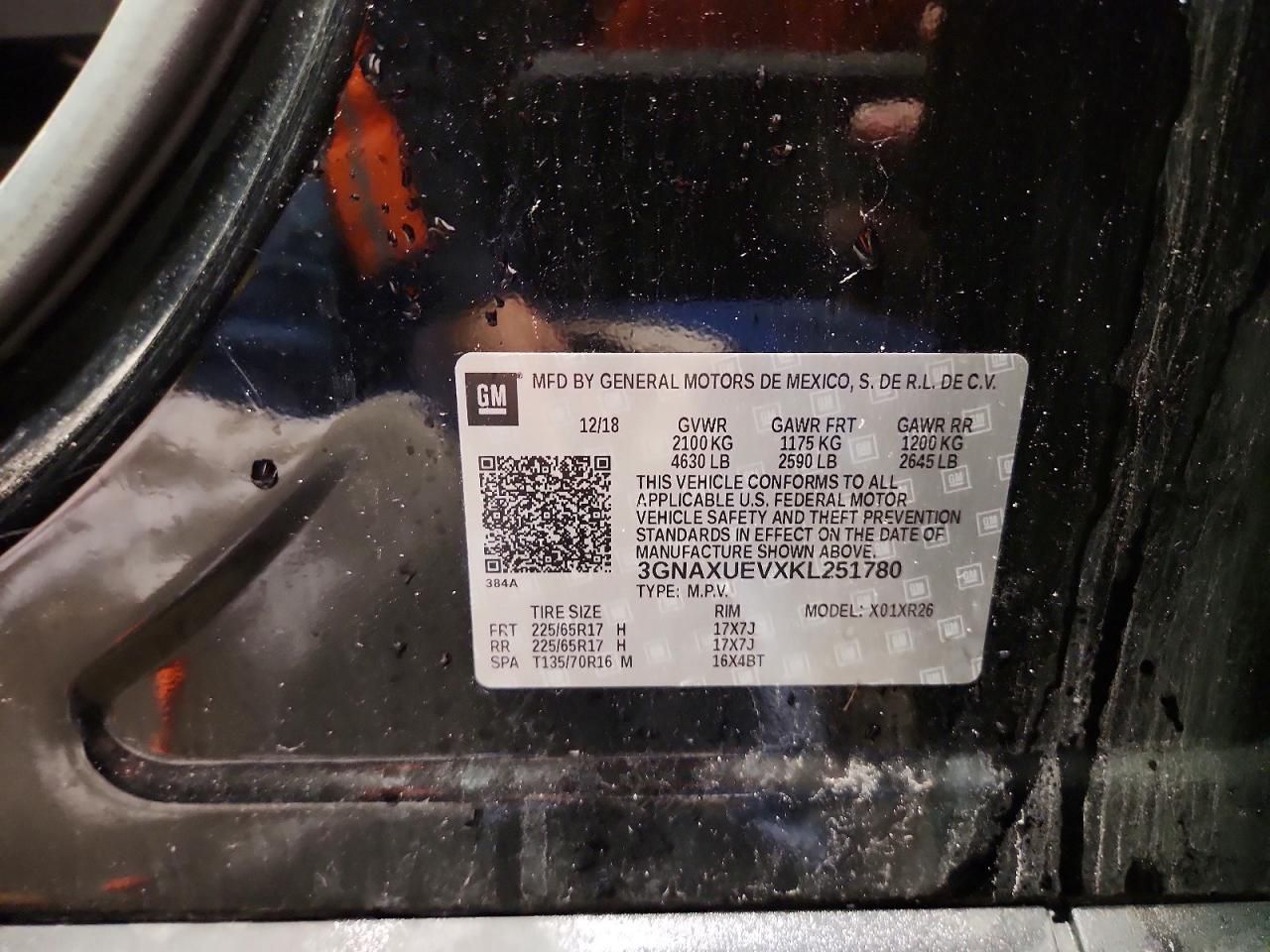 2019 Chevrolet Equinox lt