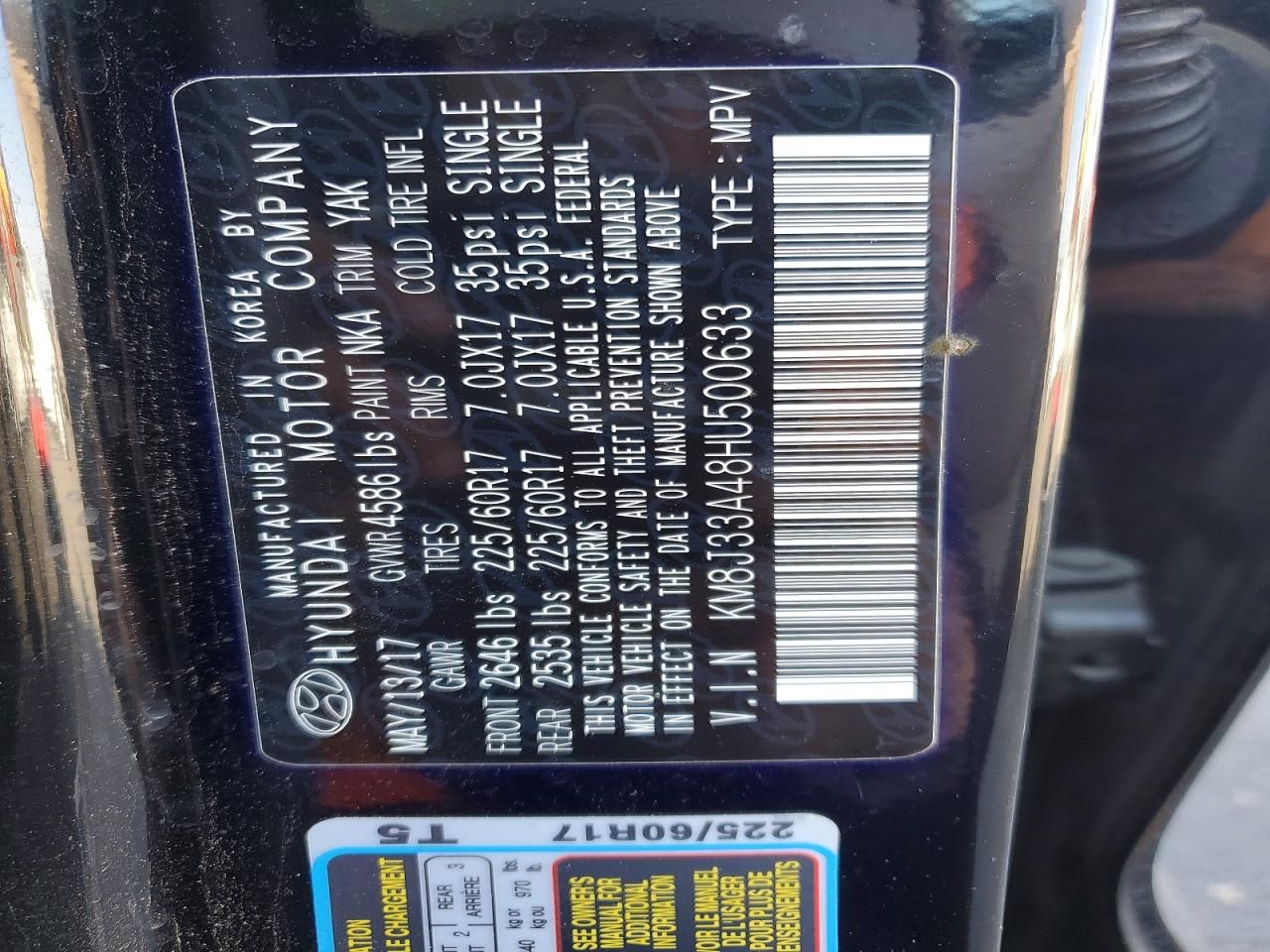 2017 Hyundai Tucson se Plus