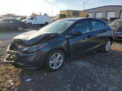 Chevrolet Cruze salvage cars for sale: 2018 Chevrolet Cruze lt