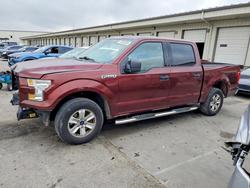 Ford salvage cars for sale: 2015 Ford F150 Supercrew