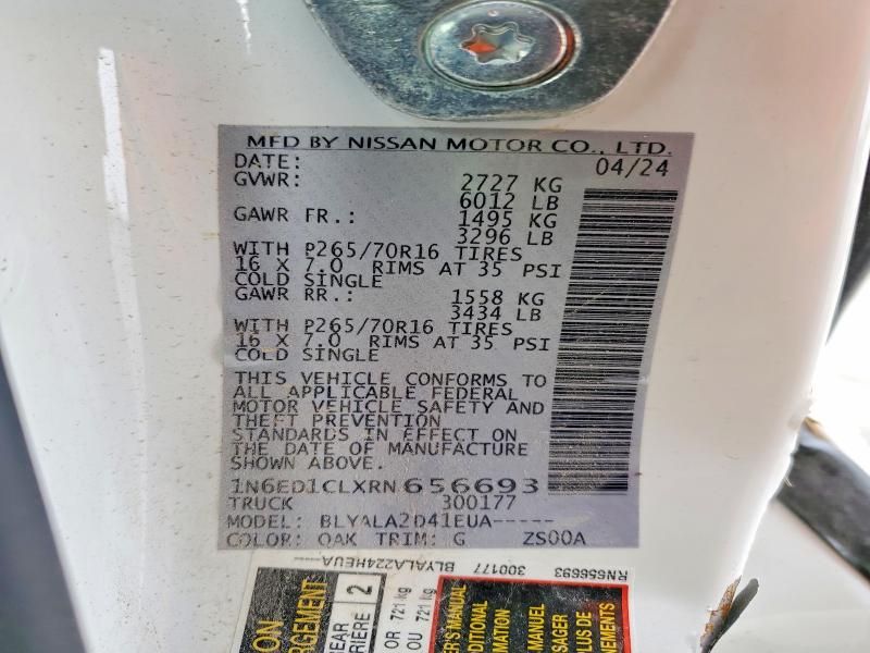 2024 Nissan Frontier s