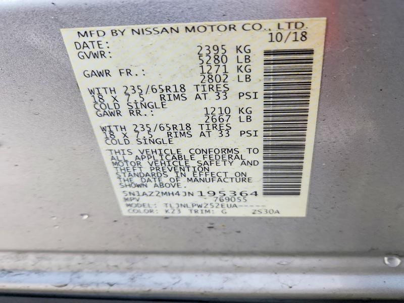 2018 Nissan Murano s