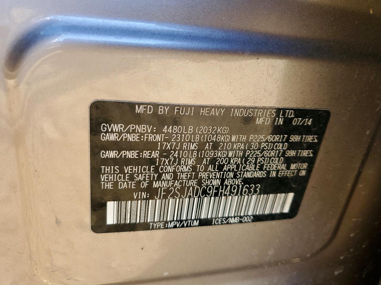 2015 Subaru Forester 2.5i Premium