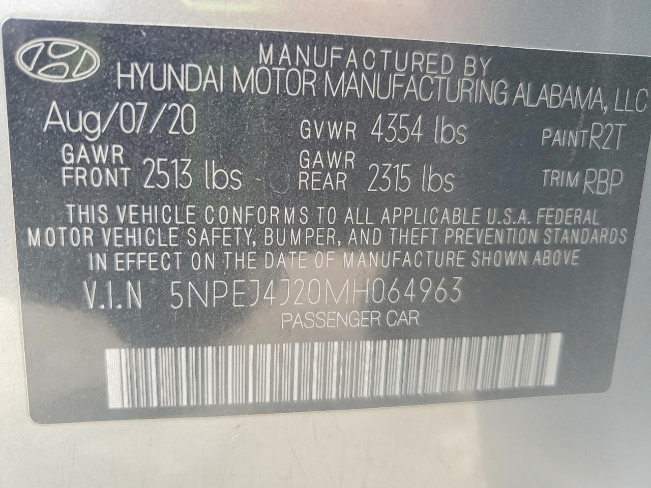 2021 Hyundai Sonata sel Plus