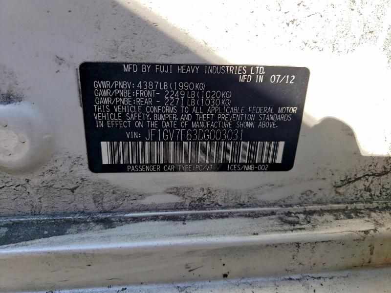 2013 Subaru Impreza wrx