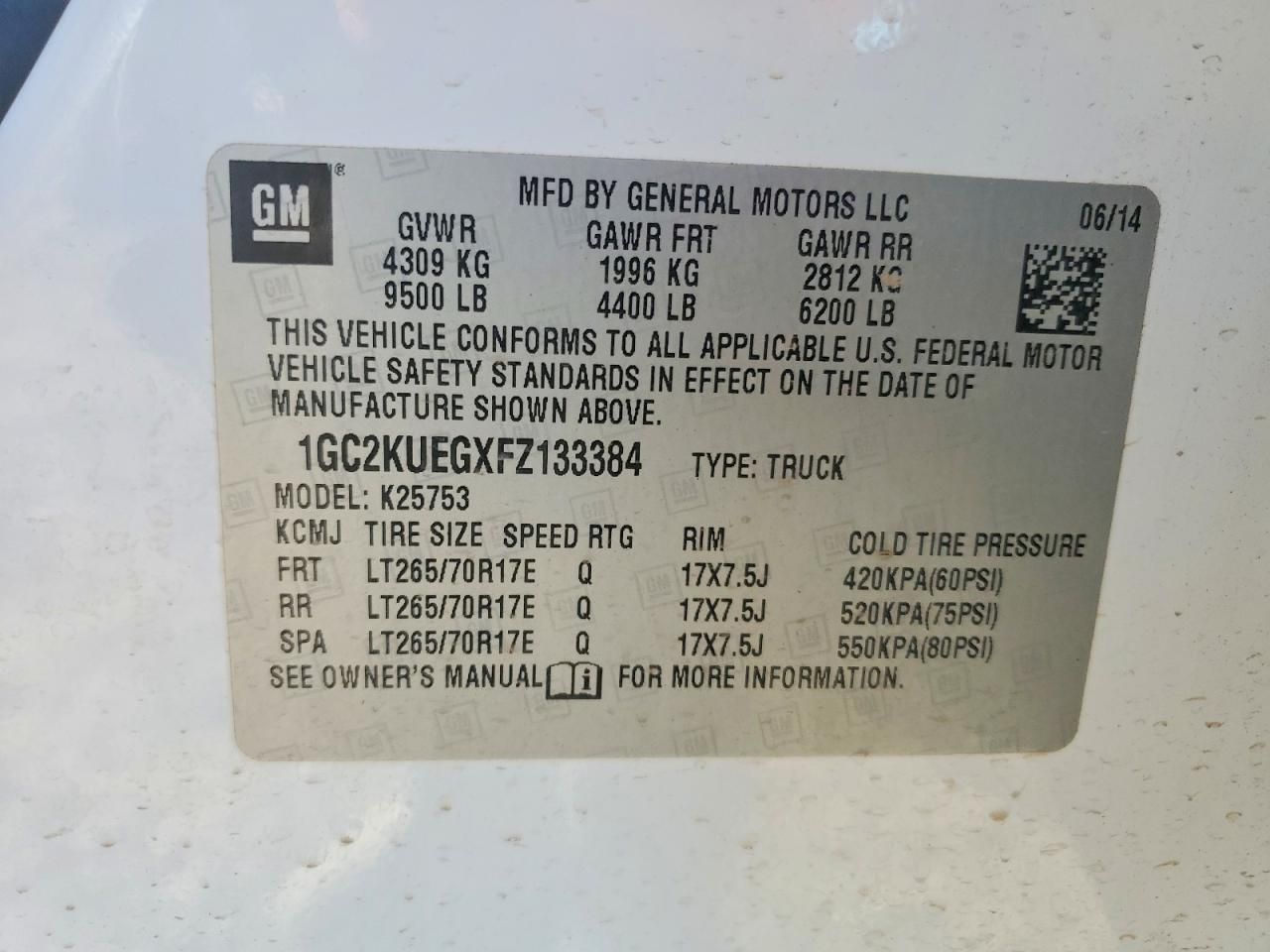 2015 Chevrolet Silverado K2500 Heavy Duty