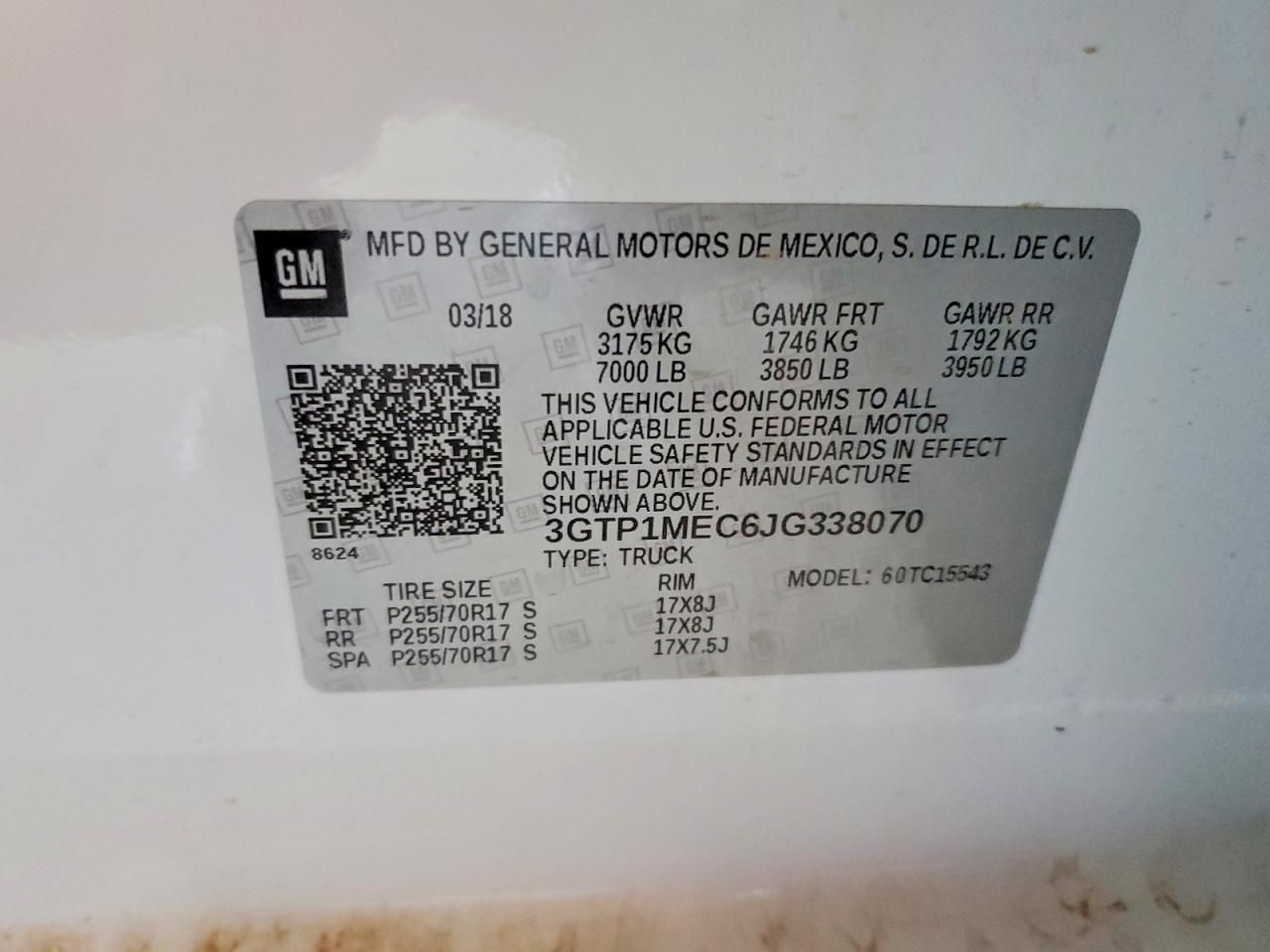 2018 GMC Sierra C1500 sle