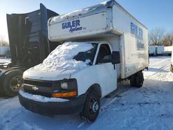 Salvage trucks for sale at Elgin, IL auction: 2012 Chev Rolet Express BOX Truck