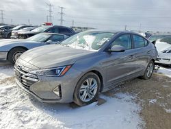 Hyundai salvage cars for sale: 2020 Hyundai Elantra sel