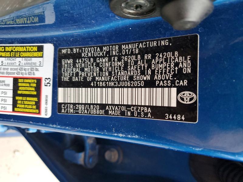 2018 Toyota Camry xse