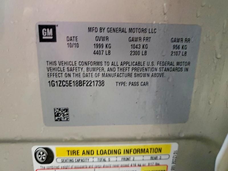 2011 Chevrolet Malibu 1LT