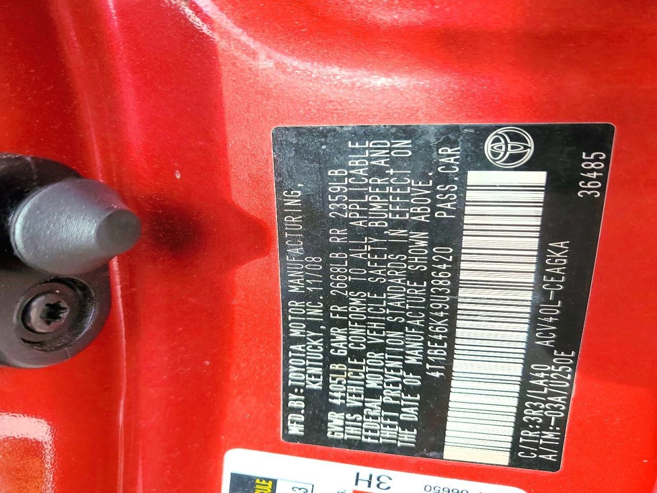 2009 Toyota Camry Base