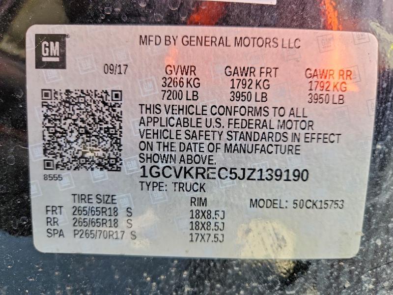 2018 Chevrolet Silverado K1500 LT