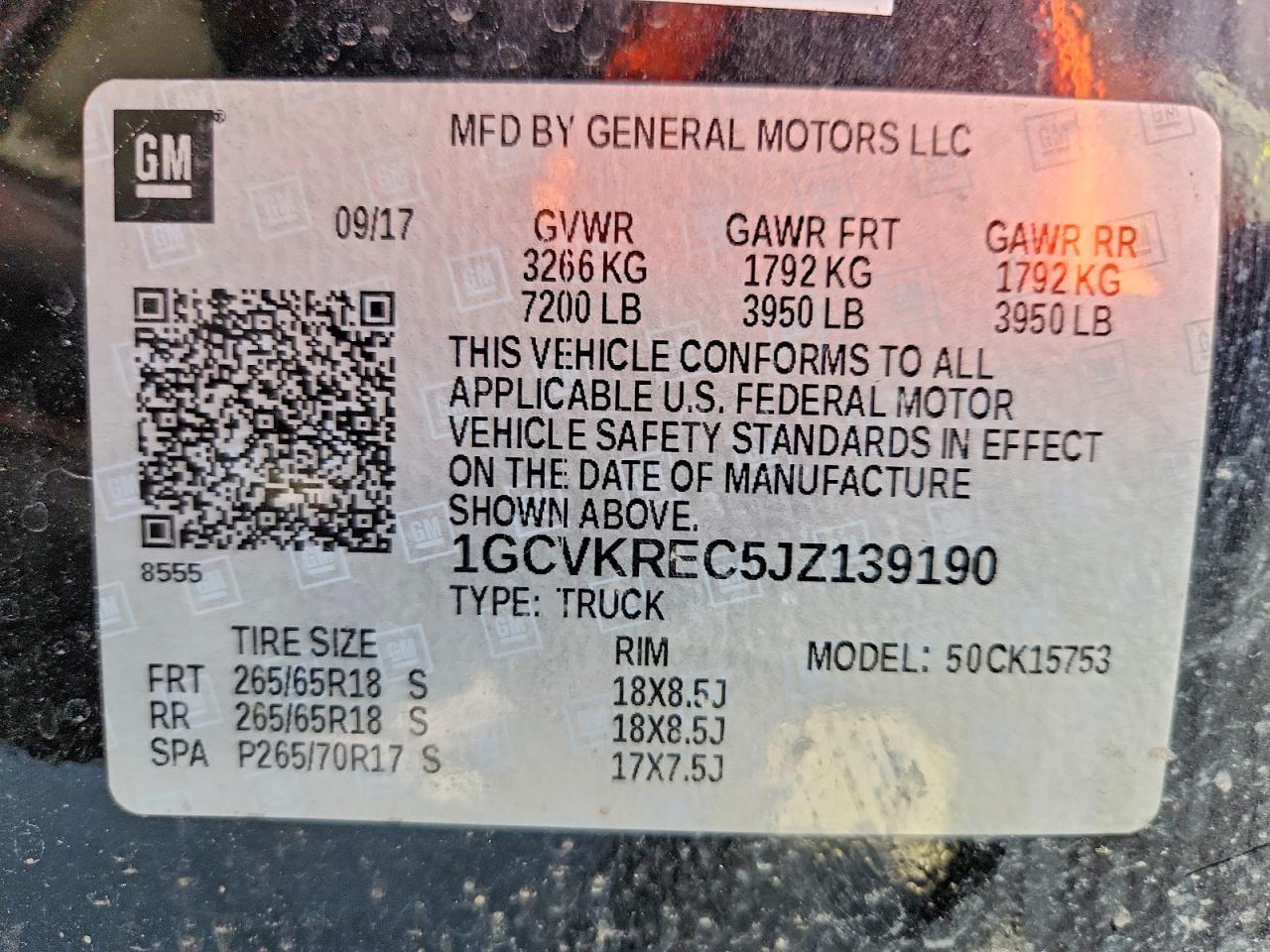 2018 Chevrolet Silverado K1500 LT