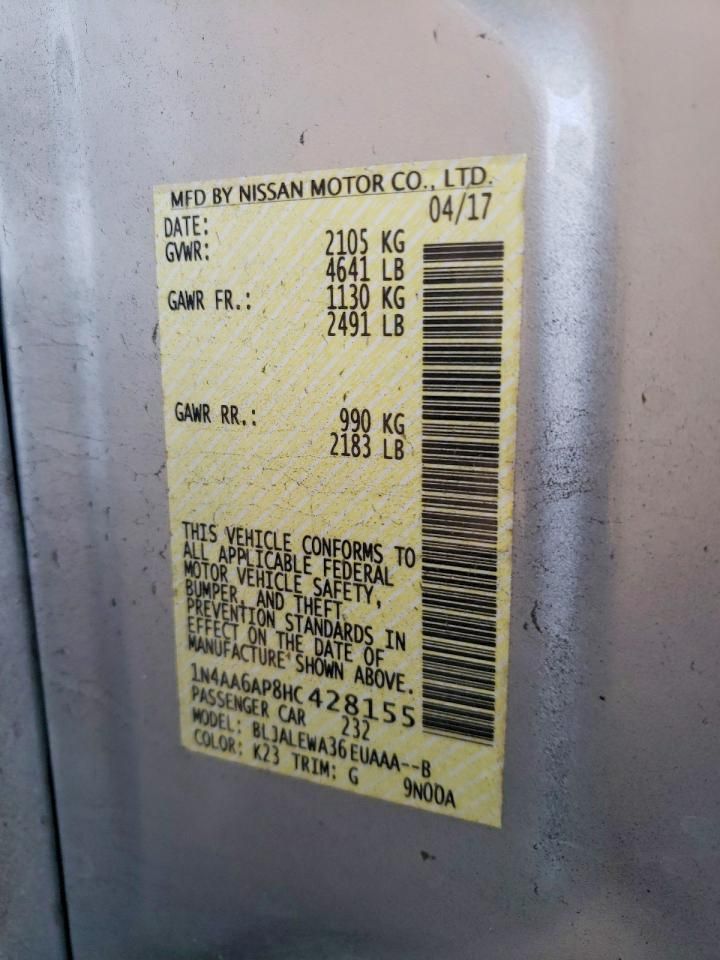 2017 Nissan Maxima 3.5s