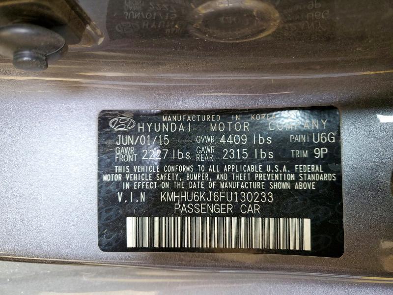 2015 Hyundai Genesis Coupe 3.8l
