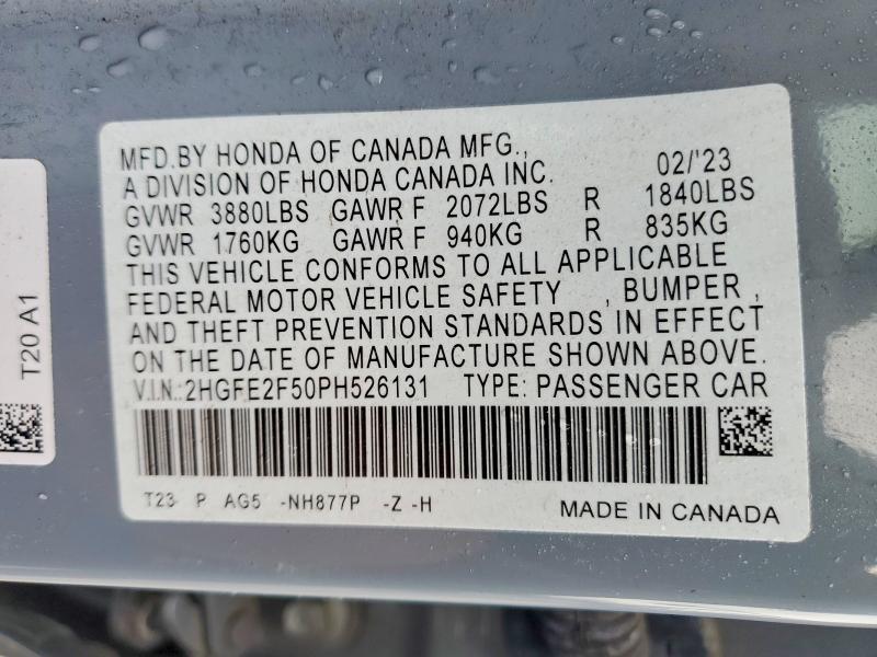 2023 Honda Civic Sport