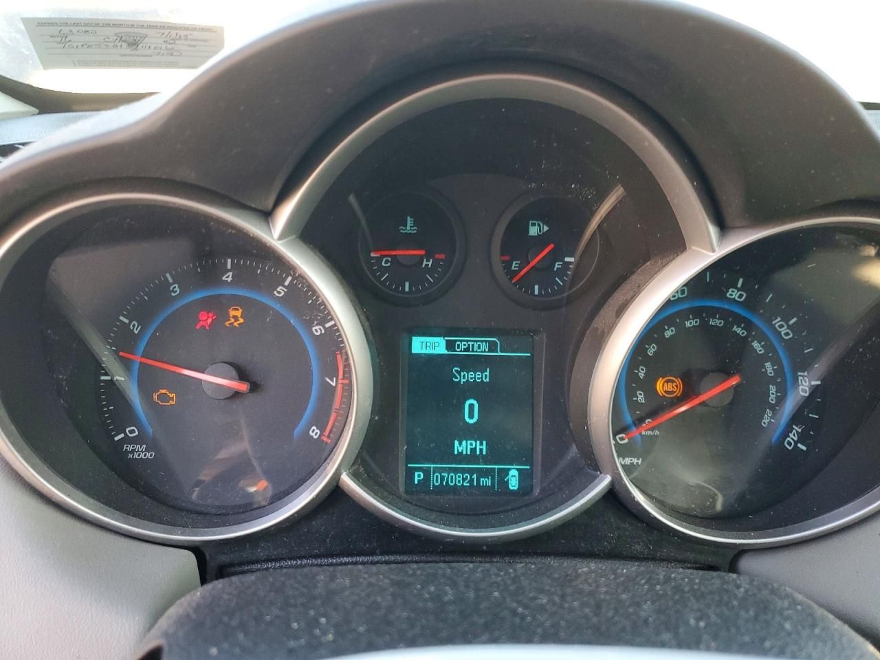 2016 Chevrolet Cruze Limited lt