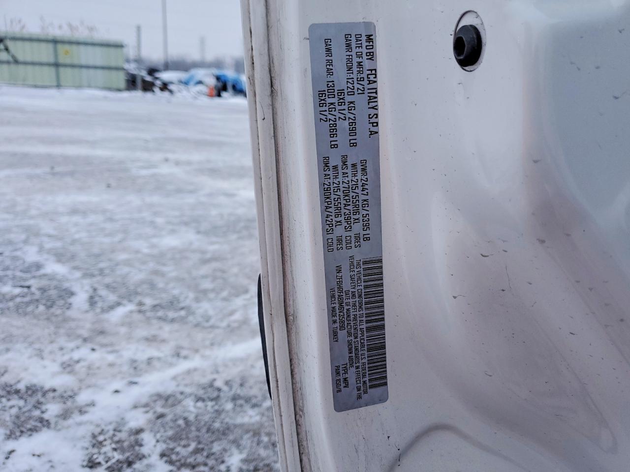 2021 Dodge RAM Promaster City Delivery Van