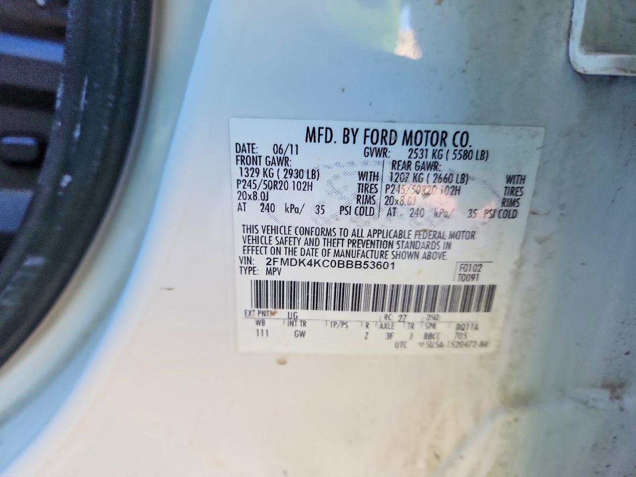 2011 Ford Edge Limited