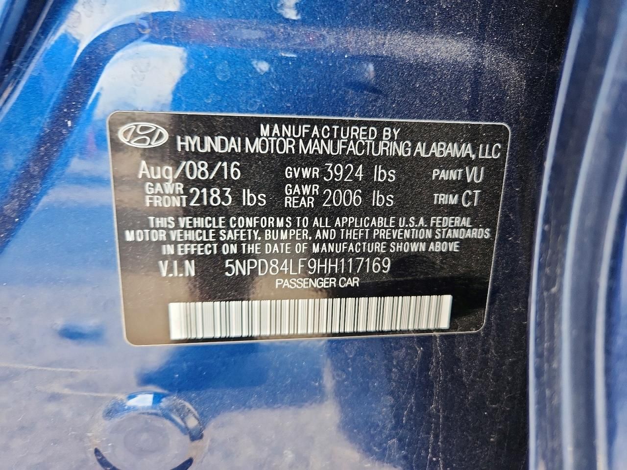 2017 Hyundai Elantra se