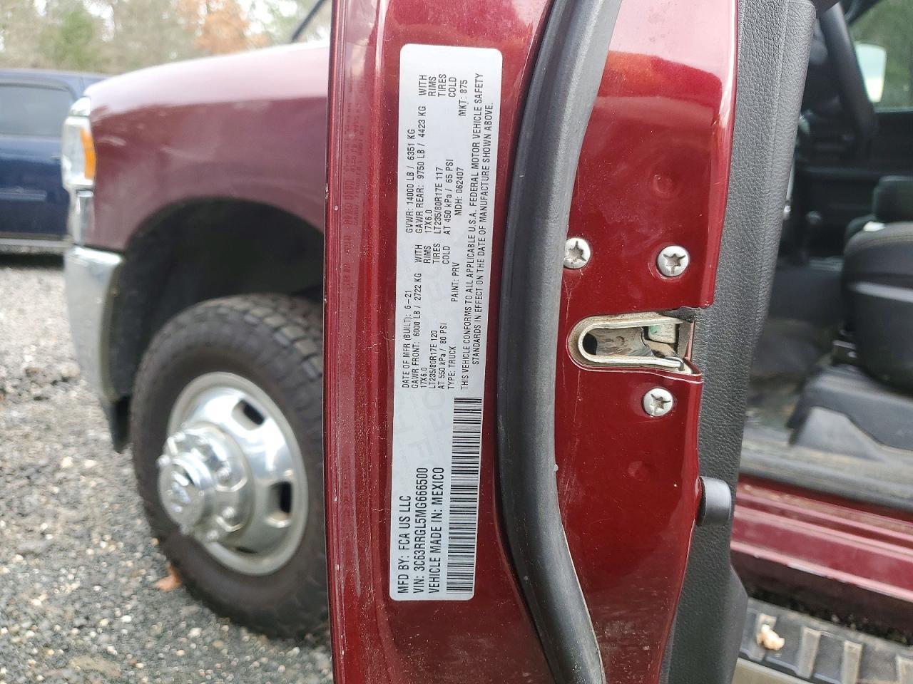 2021 Dodge RAM 3500 Tradesman