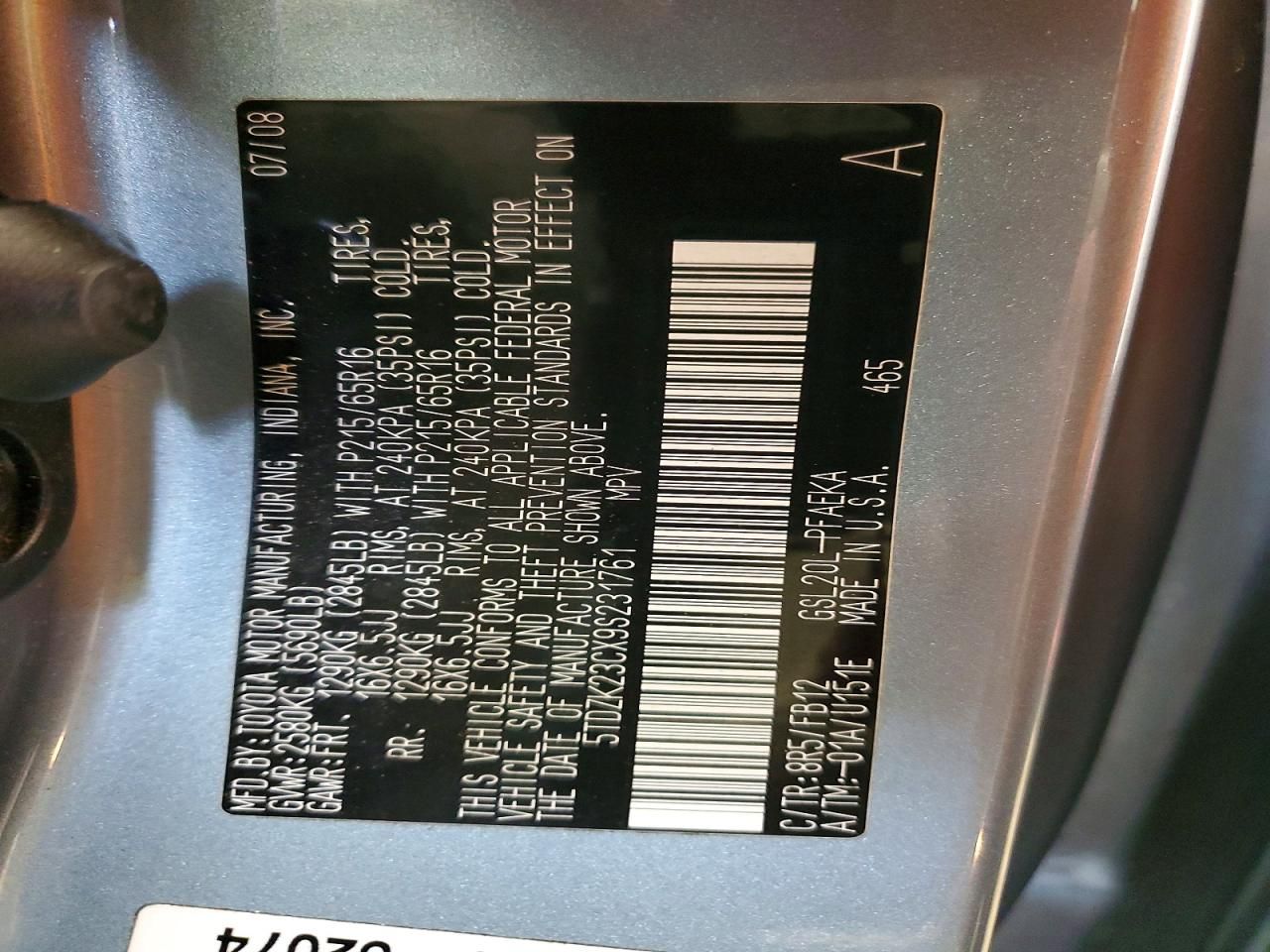 2009 Toyota Sienna ce