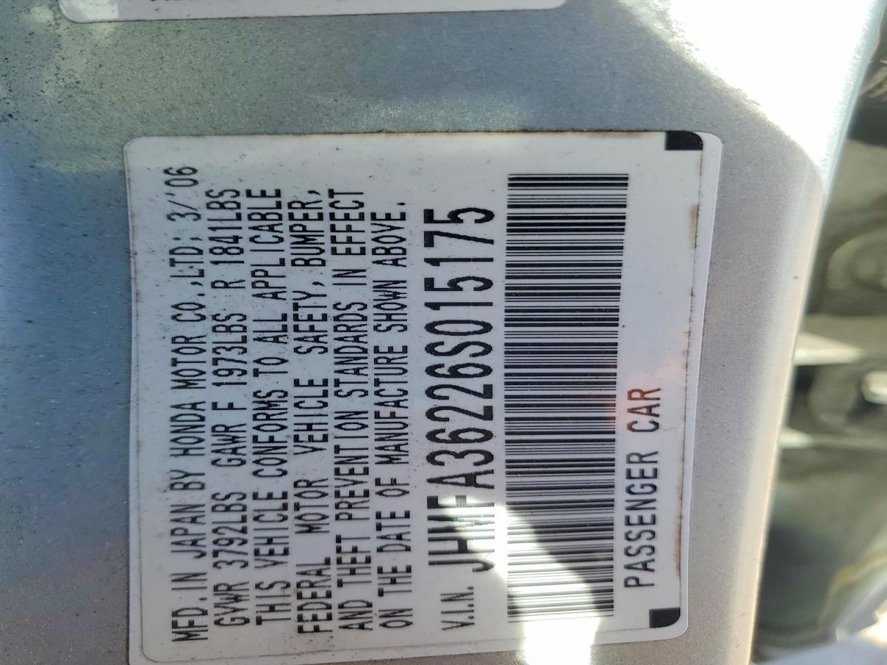 2006 Honda Civic Hybrid