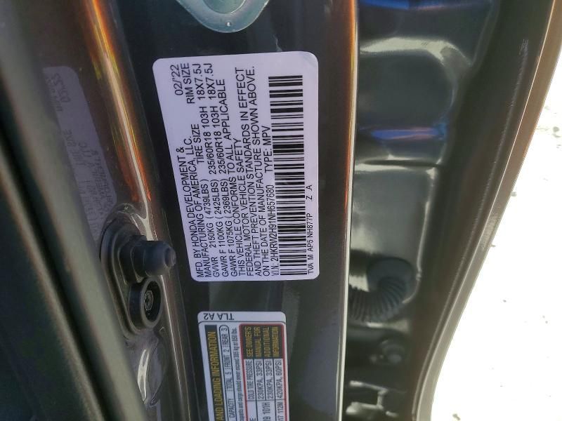 2022 Honda Cr-v Touring