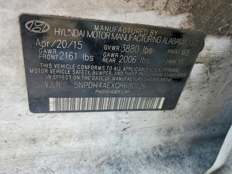 2016 Hyundai Elantra se