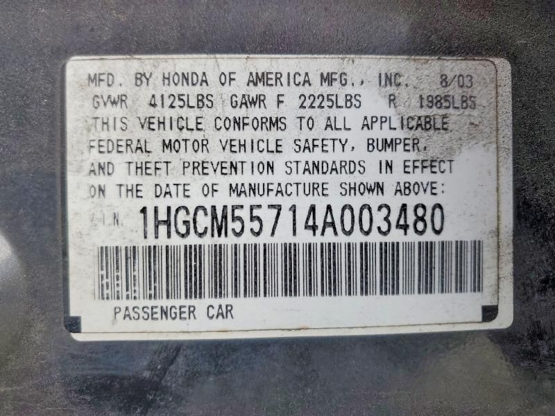 2004 Honda Accord ex