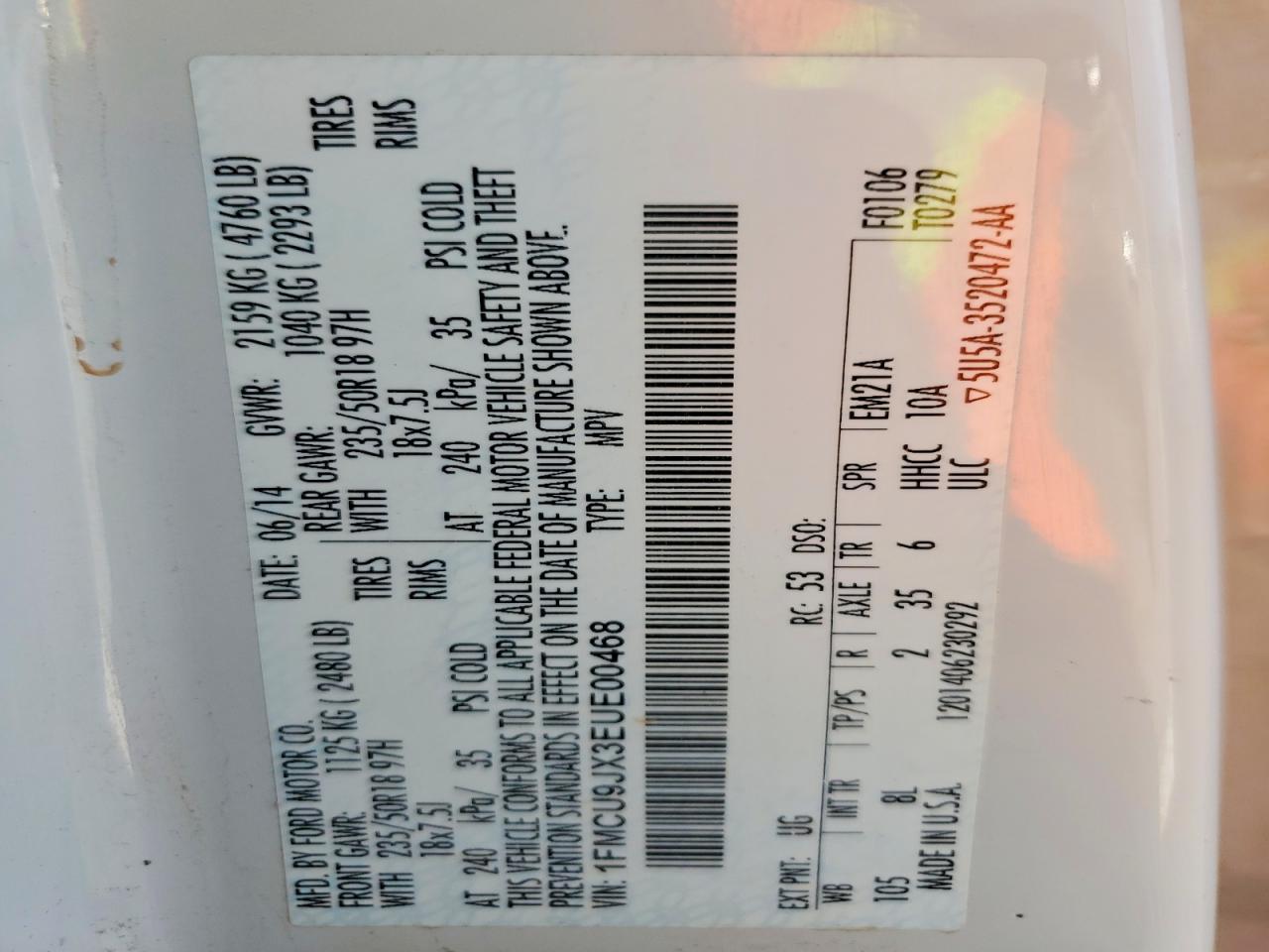 2014 Ford Escape Titanium