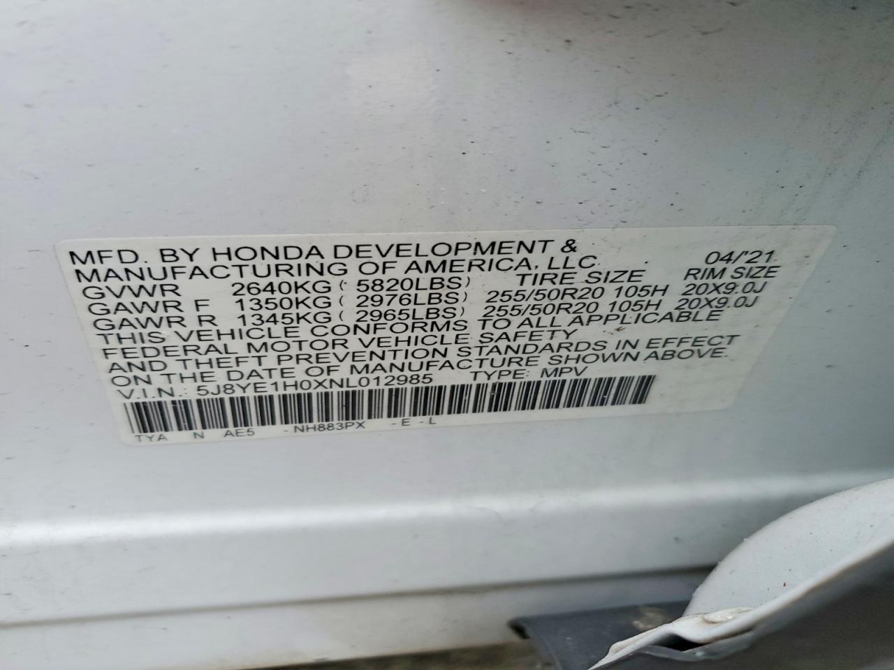 2022 Acura Mdx A-spec