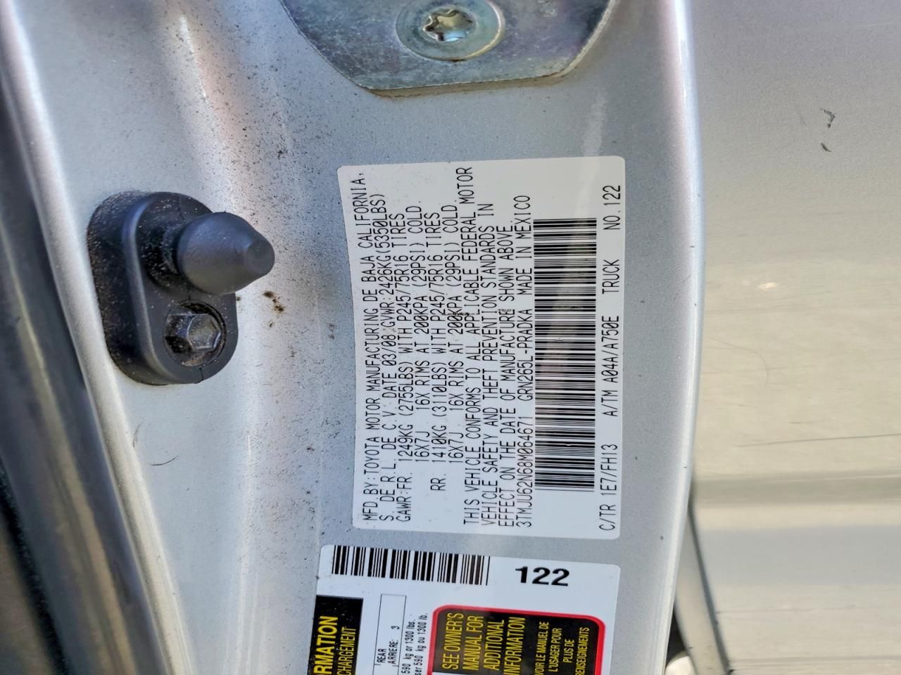 2008 Toyota Tacoma Double cab Prerunner