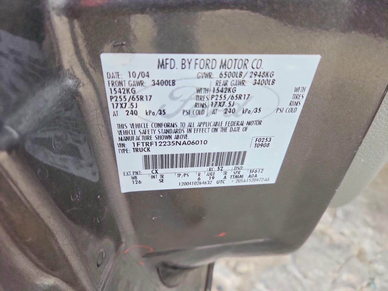 2005 Ford F150