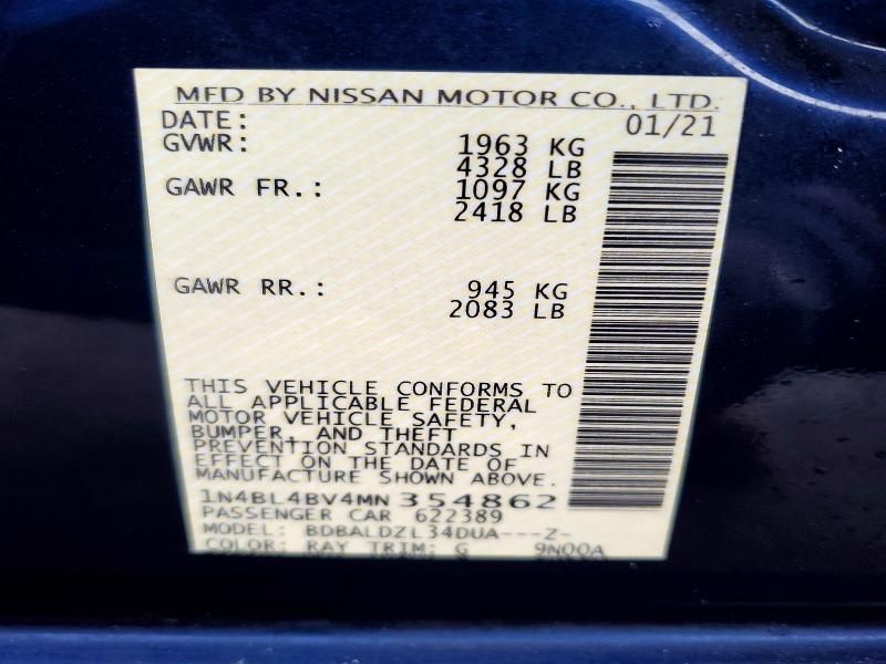 2021 Nissan Altima s