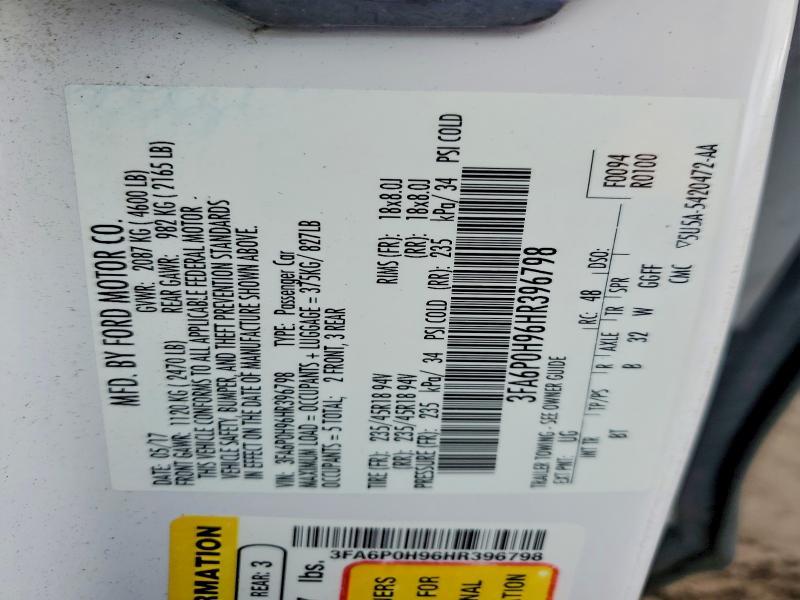 2017 Ford Fusion se