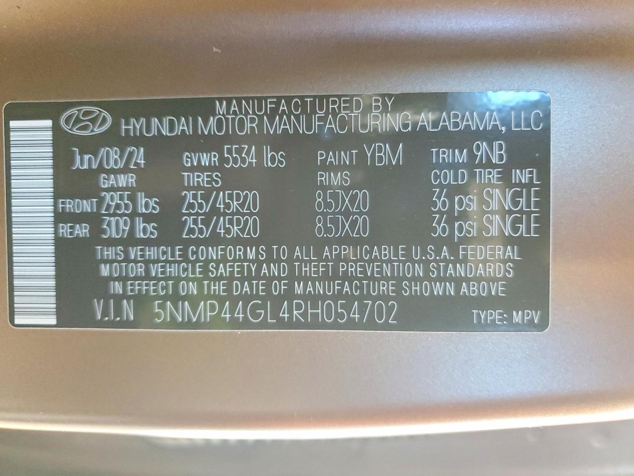 2024 Hyundai Santa fe Limited