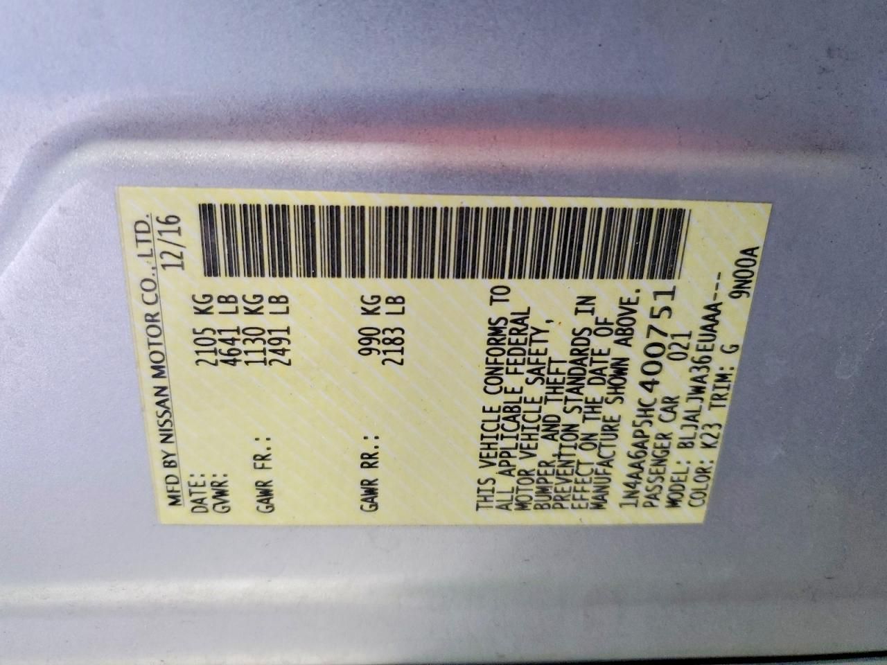 2017 Nissan Maxima 3.5s