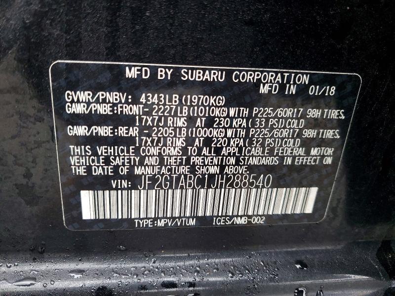 2018 Subaru Crosstrek Premium