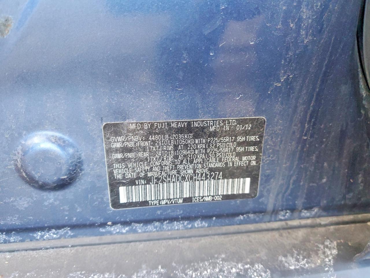 2012 Subaru Forester 2.5x Premium